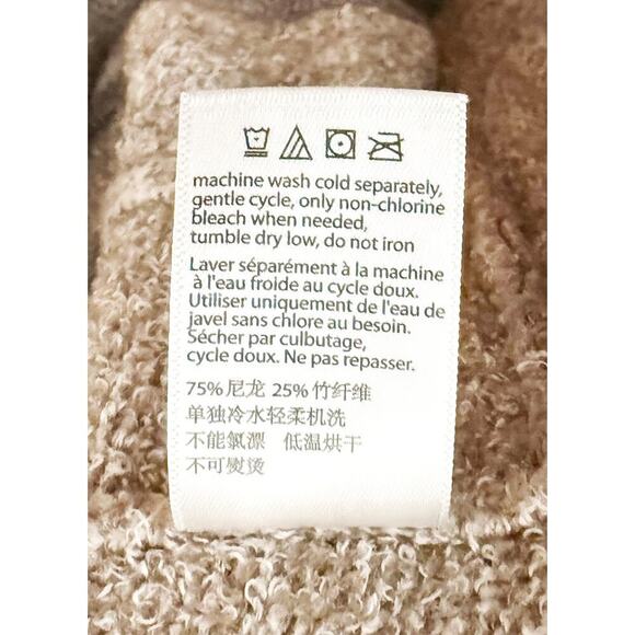 Barefoot Dreams Womens CozyChic Lite® Circle Cardi Taupe Soft Comfy Loungewear M - Picture 9 of 9